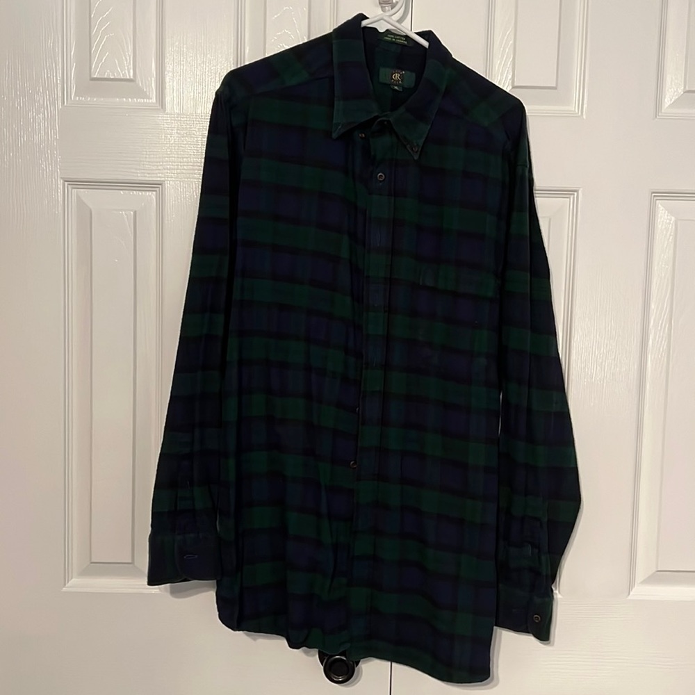 Men’s long sleeve flannel shirt